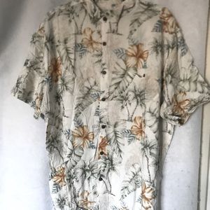 Island shores Mens Shirt Size XLARGE short sleeves floral tropical vacation